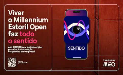 Millenium Estoril Open com App Sentido